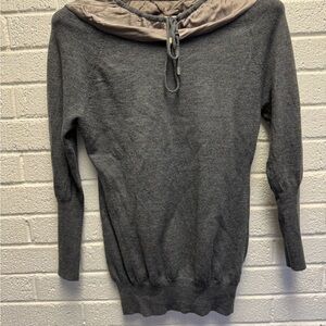 Escada Gray Knit Top